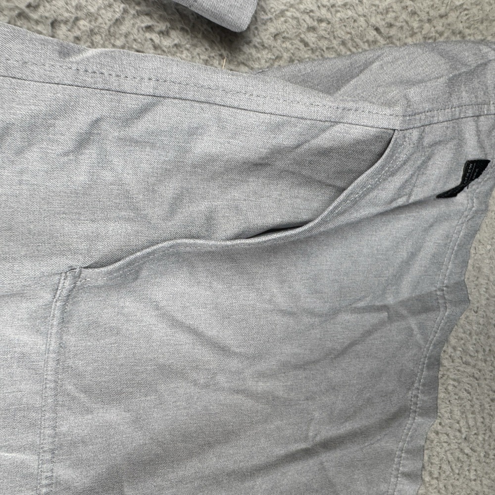 Travis Mathew Skyview Hoodie Mens XXL Heather Sleet Gray Quarter Zip Golf LOGO - Picture 5 of 14